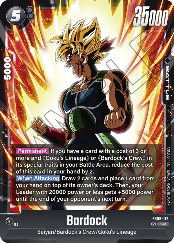 Bardock (FB08-112) [Saiyan's Pride] | Cards and Coasters CA