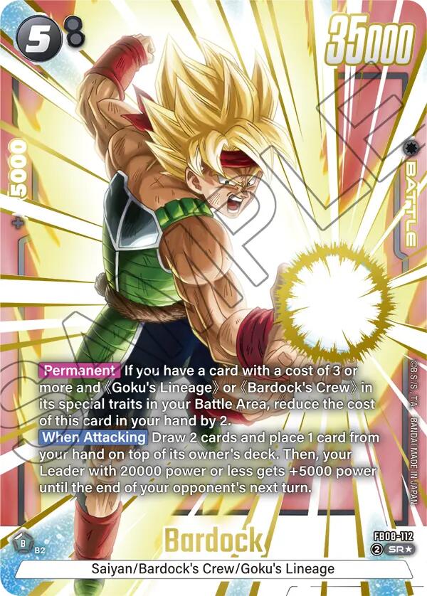 Bardock (FB08-112) (Alternate Art) [Saiyan's Pride] | Cards and Coasters CA