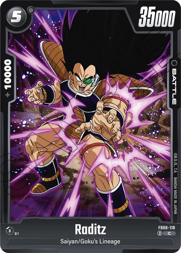 Raditz (FB08-118) [Saiyan's Pride] | Cards and Coasters CA
