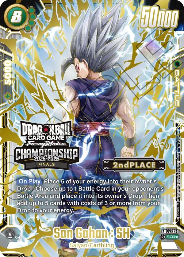 Son Gohan : SH (FB07-121) (Championship 2025-2026 Finals 2nd Place) [Fusion World Tournament Cards] | Cards and Coasters CA
