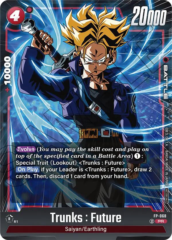 Trunks : Future (FP-068) [Fusion World Promotion Cards] | Cards and Coasters CA