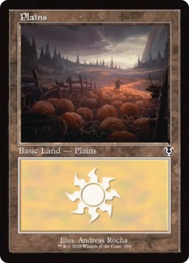 Plains (289) (Retro Frame) [Innistrad Remastered] | Cards and Coasters CA