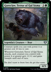 Goreclaw, Terror of Qal Sisma [Commander Masters] | Cards and Coasters CA