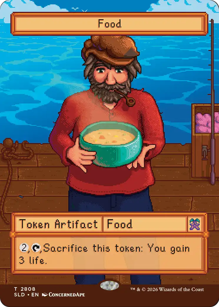 Food Token (2808) [Secret Lair Drop Series] | Cards and Coasters CA