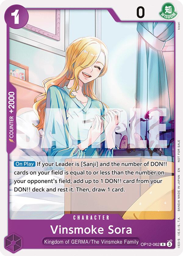 Vinsmoke Sora (Tournament Pack 2026 Vol. 1) [One Piece Promotion Cards] | Cards and Coasters CA