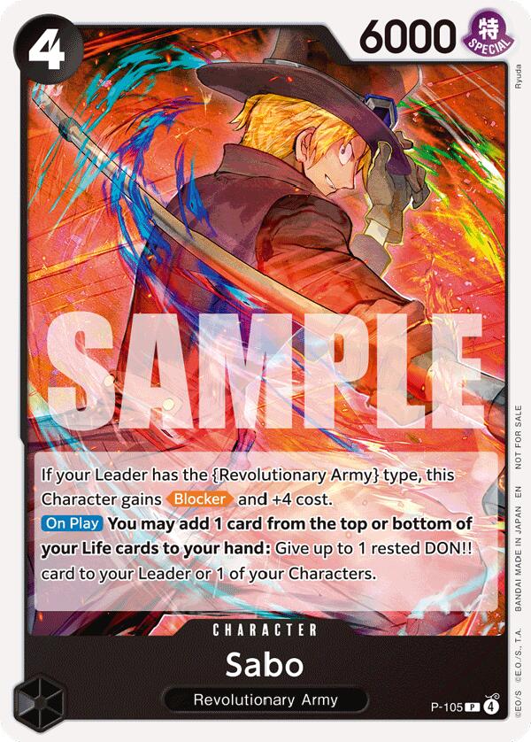 Sabo (Store Tournament 2025 Vol. 4) [One Piece Promotion Cards] | Cards and Coasters CA