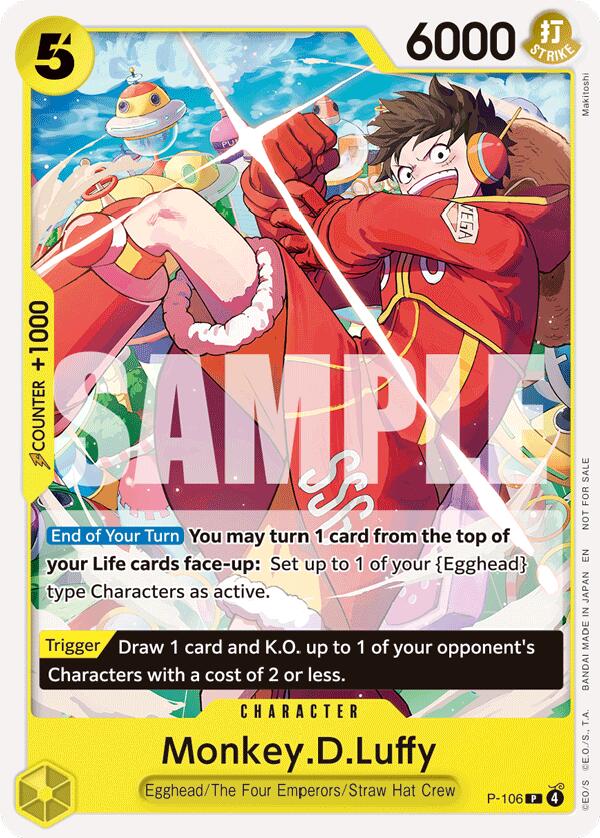Monkey.D.Luffy (Store Tournament 2025 Vol. 4) [One Piece Promotion Cards] | Cards and Coasters CA
