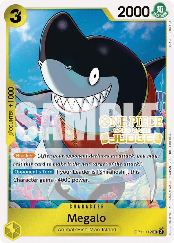 Megalo (Judge Pack Vol. 7) [One Piece Promotion Cards] | Cards and Coasters CA