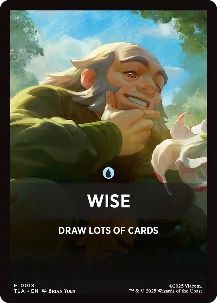 Wise Theme Card [Avatar: The Last Airbender Tokens] | Cards and Coasters CA