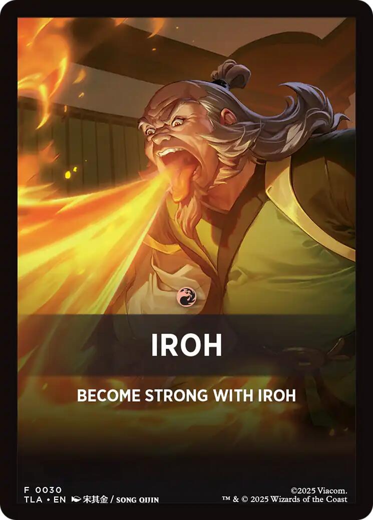 Iroh Theme Card [Avatar: The Last Airbender Tokens] | Cards and Coasters CA