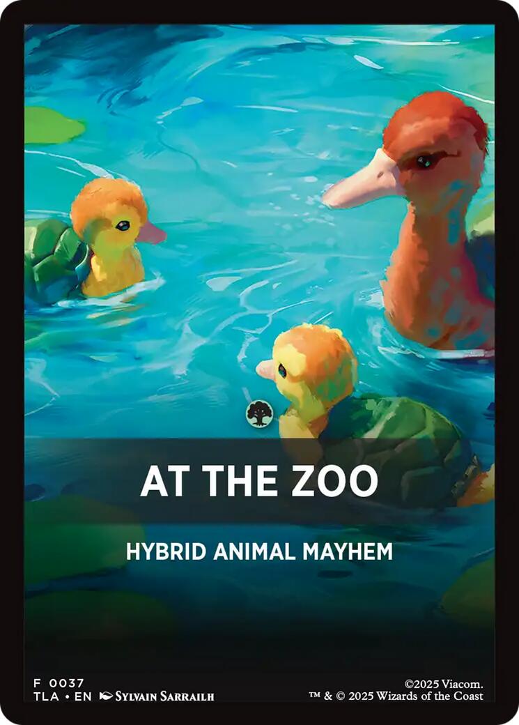 At The Zoo Theme Card [Avatar: The Last Airbender Tokens] | Cards and Coasters CA