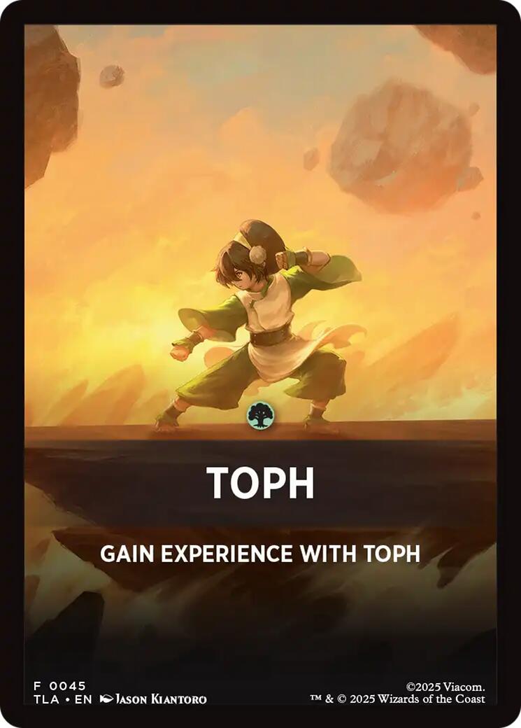 Toph Theme Card [Avatar: The Last Airbender Tokens] | Cards and Coasters CA