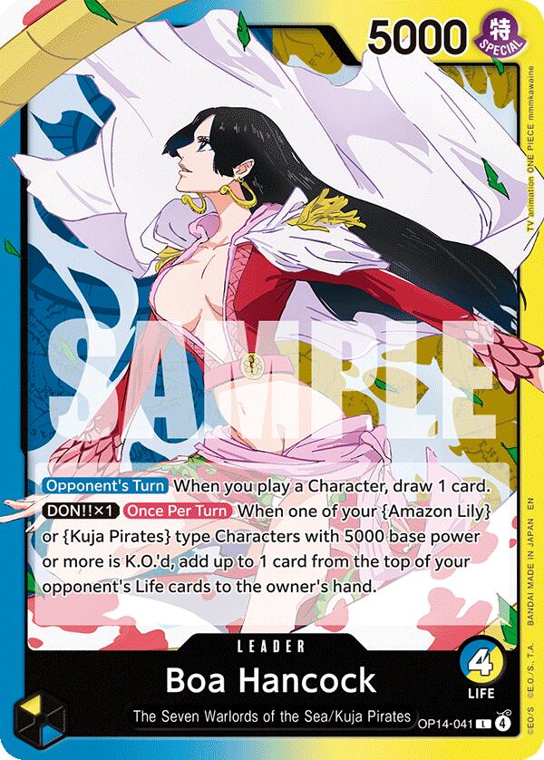 Boa Hancock (OP14-041) [The Azure Sea's Seven] | Cards and Coasters CA
