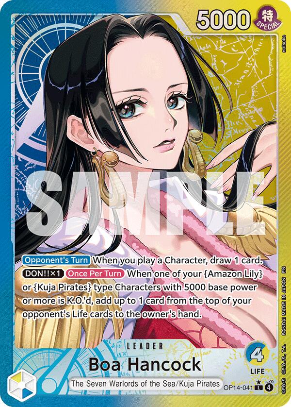 Boa Hancock (OP14-041) (Alternate Art) [The Azure Sea's Seven] | Cards and Coasters CA