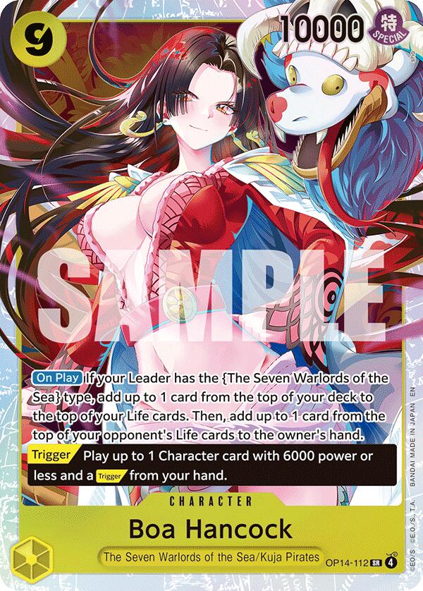 Boa Hancock (OP14-112) [The Azure Sea's Seven] | Cards and Coasters CA