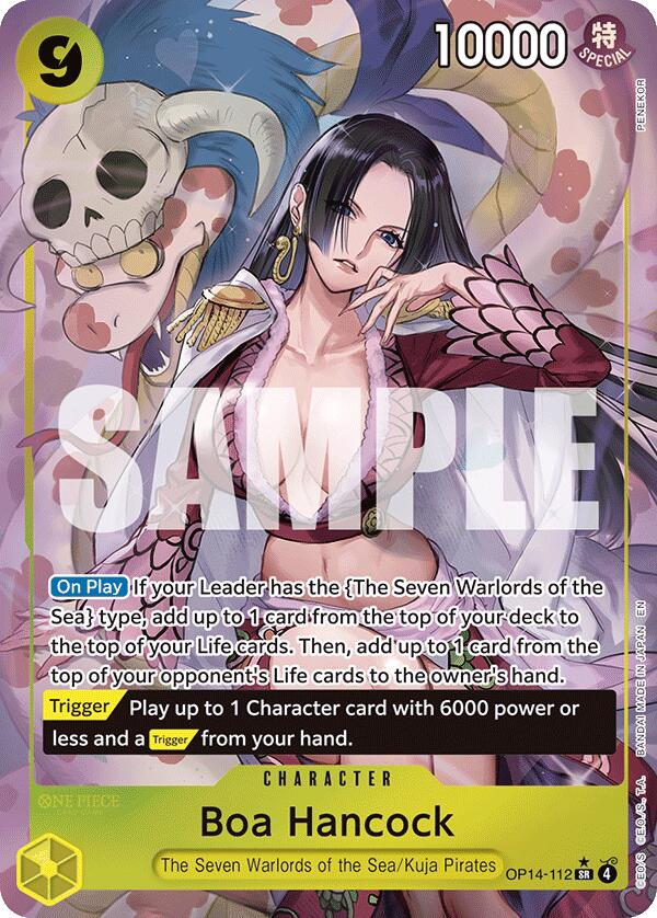Boa Hancock (OP14-112) (Alternate Art) [The Azure Sea's Seven] | Cards and Coasters CA