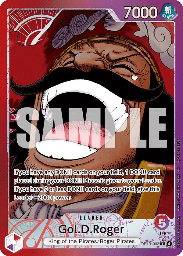 Gol.D.Roger (Jumbo) [One Piece Promotion Cards] | Cards and Coasters CA