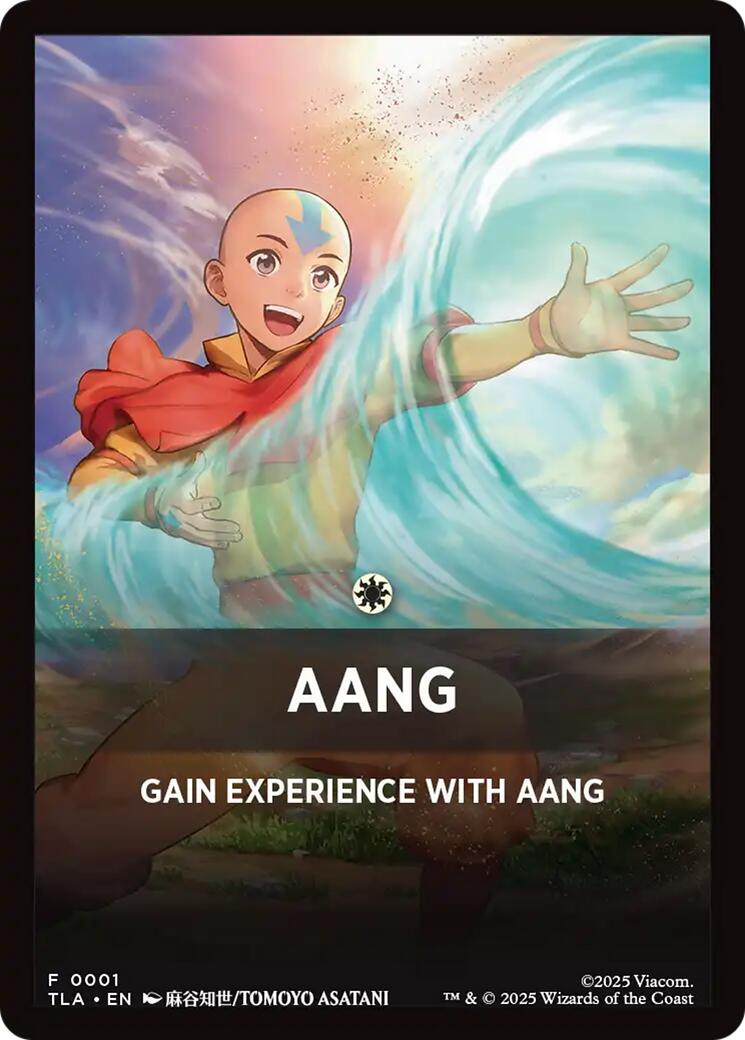 Aang Theme Card [Avatar: The Last Airbender Tokens] | Cards and Coasters CA