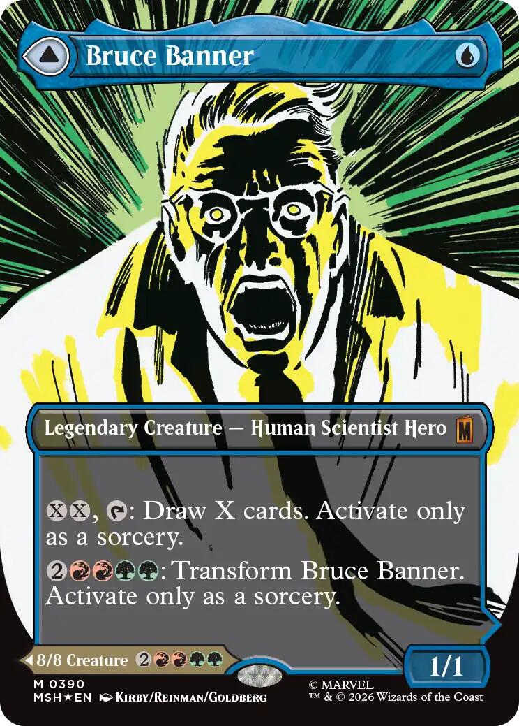 Bruce Banner (Borderless) [Marvel Super Heroes] | Cards and Coasters CA