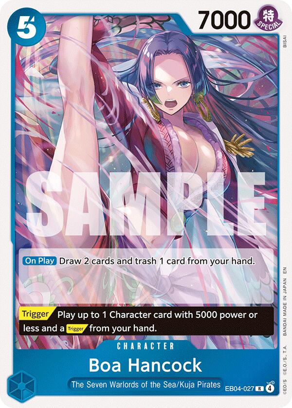 Boa Hancock (EB04-027) [The Azure Sea's Seven] | Cards and Coasters CA