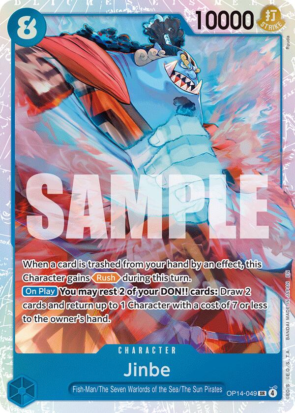 Jinbe (OP14-049) [The Azure Sea's Seven] | Cards and Coasters CA