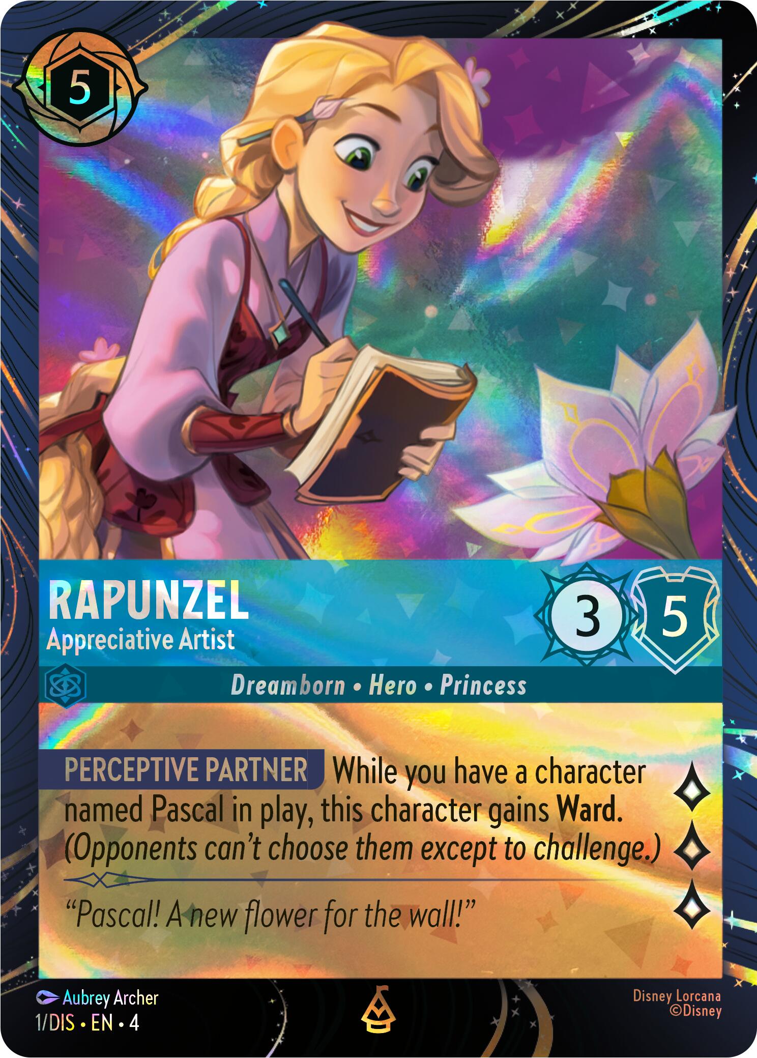Rapunzel - Appreciative Artist (1) [Promo Cards] | Cards and Coasters CA