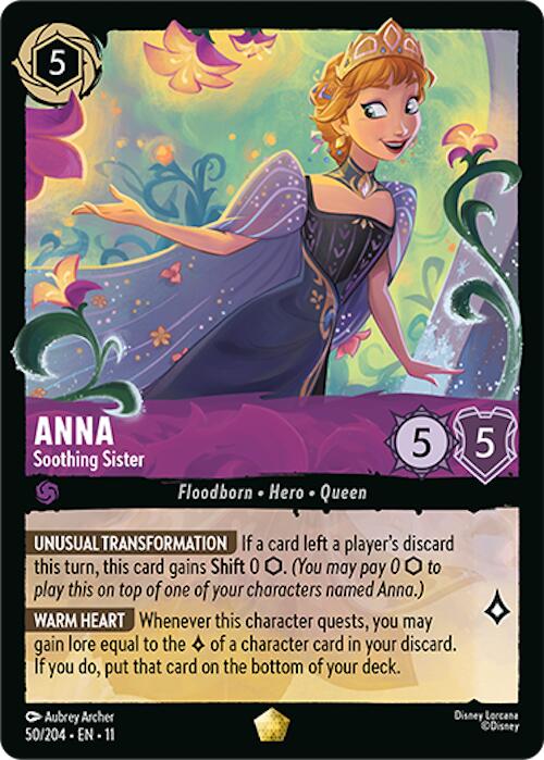 Anna - Soothing Sister (50/204) [Winterspell] | Cards and Coasters CA