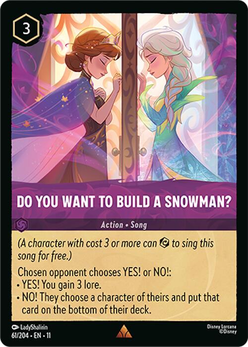 Do You Want To Build A Snowman? (61/204) [Winterspell] | Cards and Coasters CA
