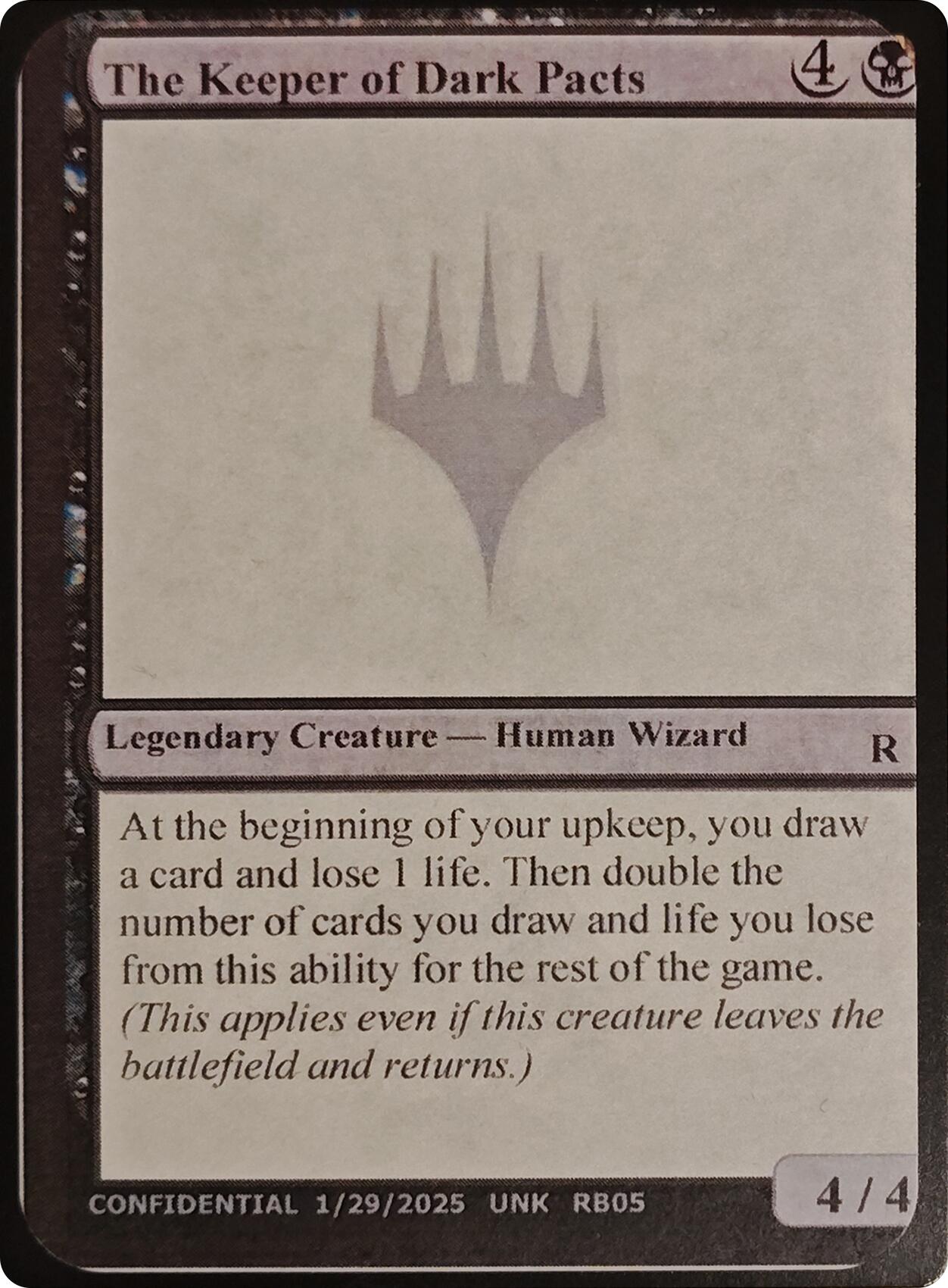 The Keeper of Dark Pacts [Unknown Event] | Cards and Coasters CA