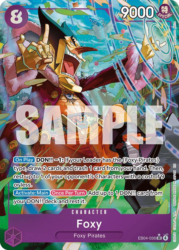 Foxy (Alternate Art) [The Azure Sea's Seven] | Cards and Coasters CA