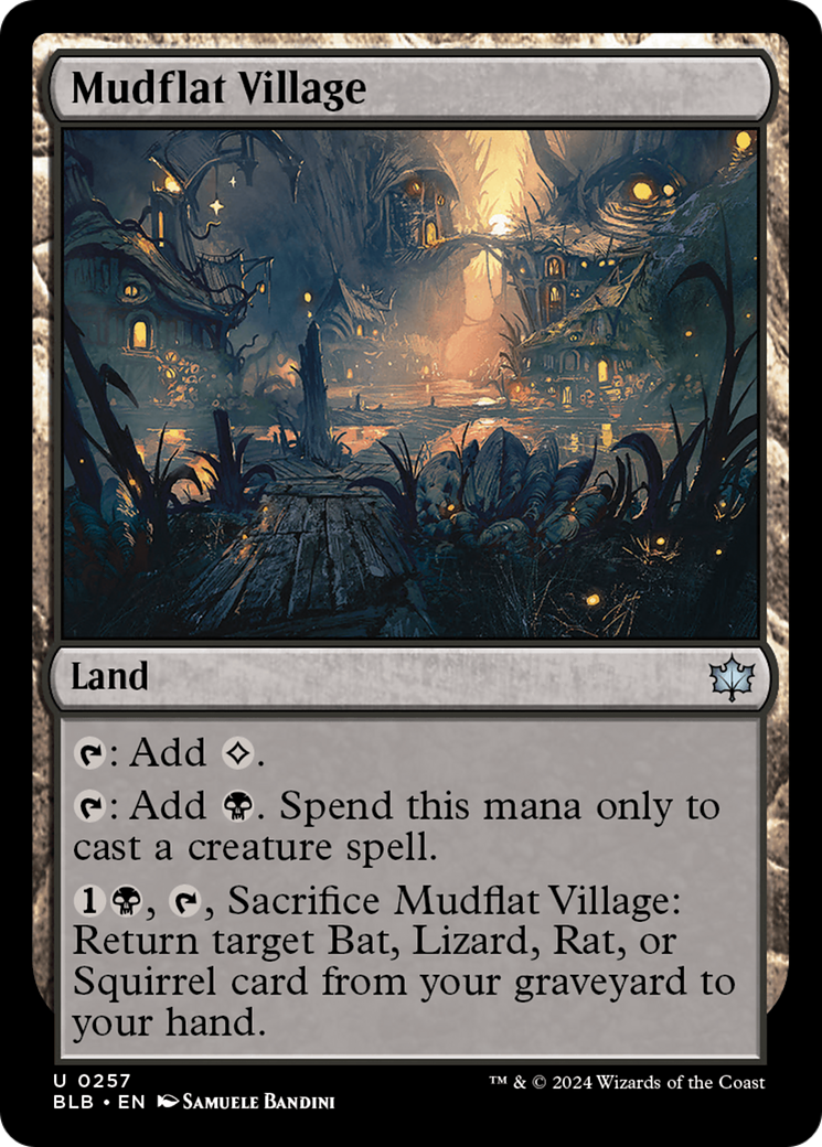 Mudflat Village [Bloomburrow] | Cards and Coasters CA