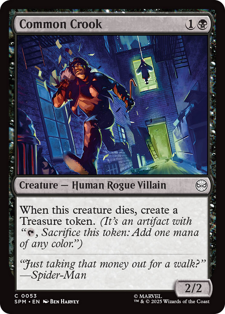 Common Crook [Marvel's Spider-Man] | Cards and Coasters CA
