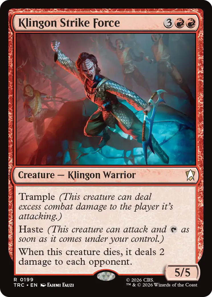 Klingon Strike Force [Star Trek Commander] | Cards and Coasters CA