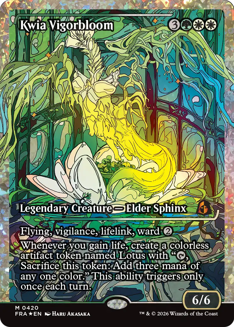 Kwia Vigorbloom (Showcase) (Fracture Foil) (0420) [Reality Fracture] | Cards and Coasters CA