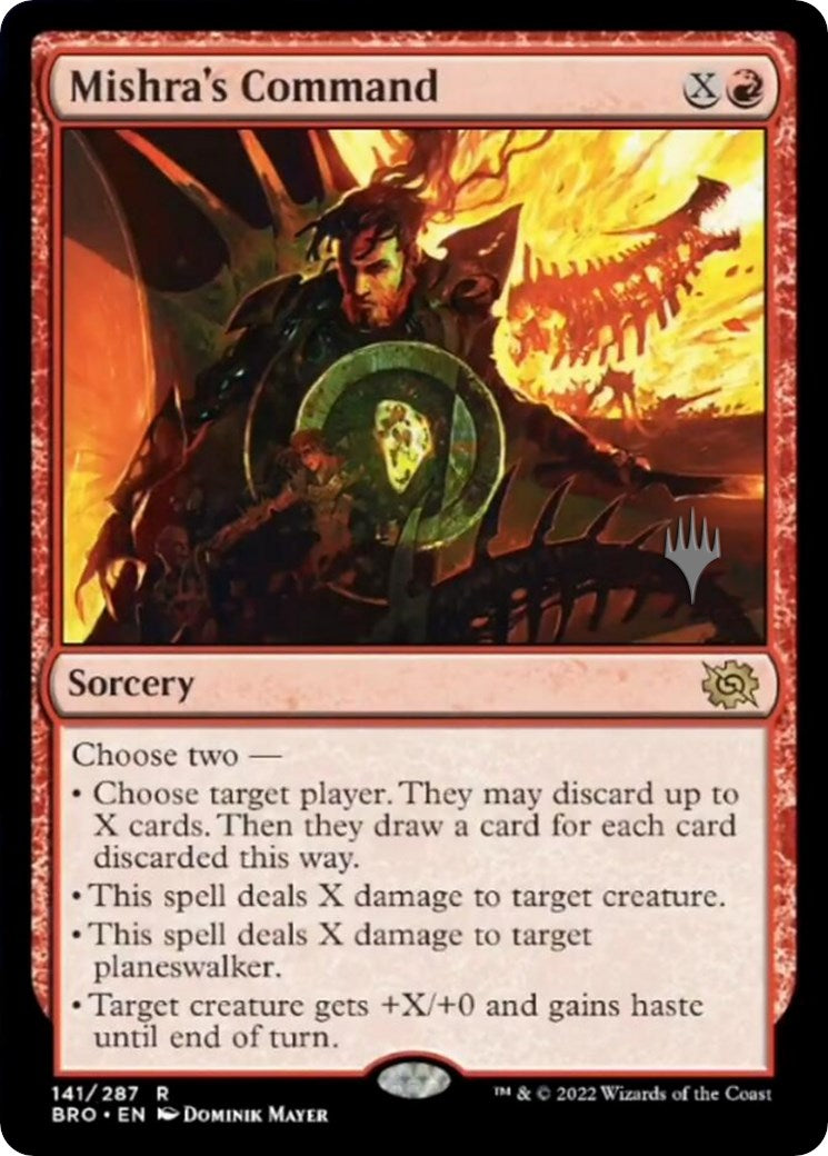 Mishra's Command (Promo Pack) [The Brothers' War Promos] | Cards and Coasters CA