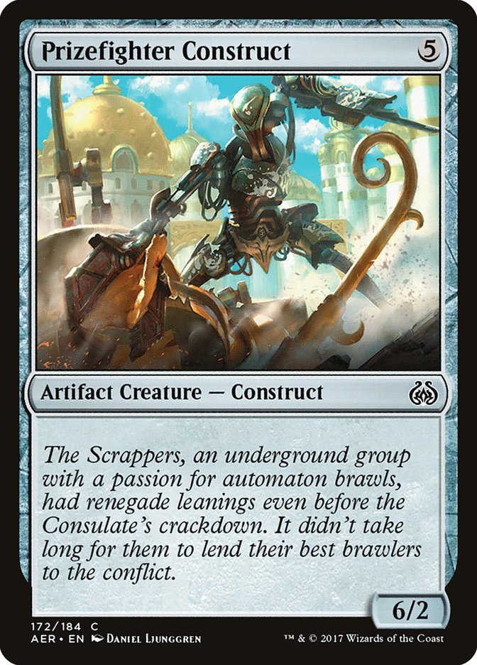 Prizefighter Construct [Aether Revolt] | Cards and Coasters CA