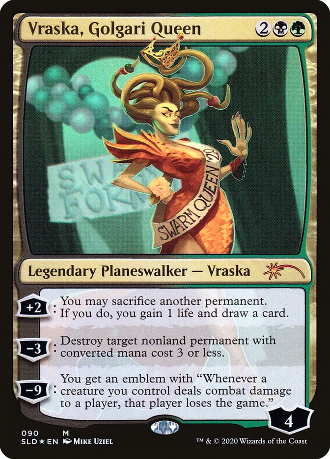 Vraska, Golgari Queen [Secret Lair Drop Series] | Cards and Coasters CA