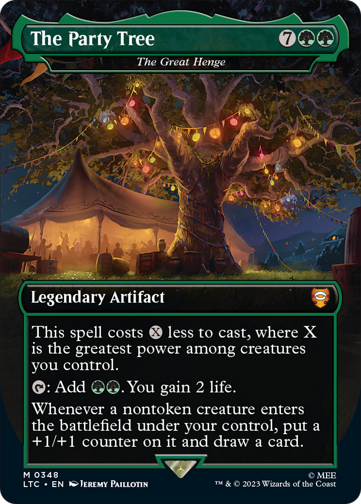 The Party Tree - The Great Henge [The Lord of the Rings: Tales of Middle-Earth Commander] | Cards and Coasters CA