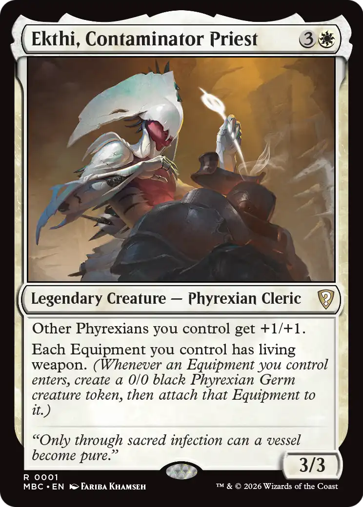 Ekthi, Contaminator Priest [Mystery Booster: Commander Edition] | Cards and Coasters CA