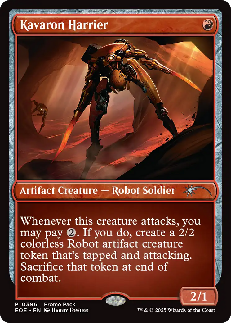 Kavaron Harrier [Edge of Eternities Promo Pack] | Cards and Coasters CA