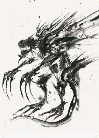 Phyrexian Obliterator Art Card [Phyrexia: All Will Be One Art Series] | Cards and Coasters CA