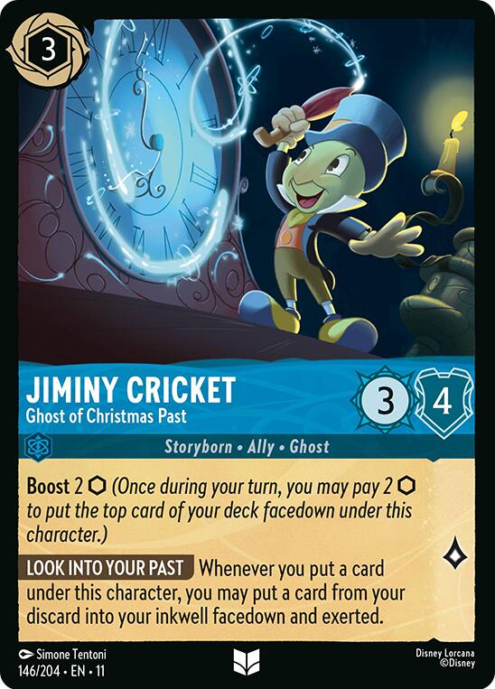 Jiminy Cricket - Ghost of Christmas Past (146/204) [Winterspell] | Cards and Coasters CA