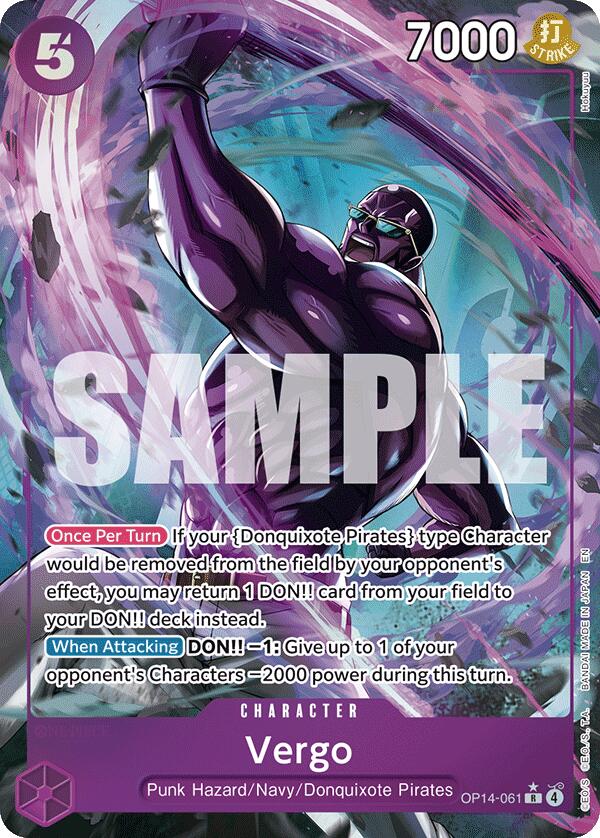 Vergo (Alternate Art) [The Azure Sea's Seven] | Cards and Coasters CA