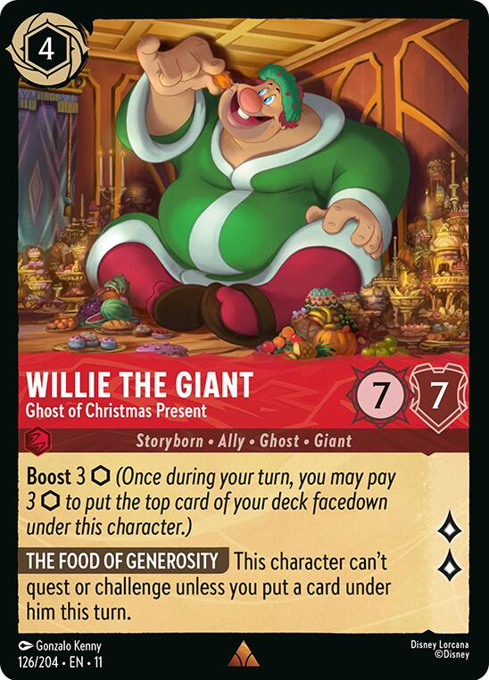 Willie the Giant - Ghost of Christmas Present (126/204) [Winterspell] | Cards and Coasters CA