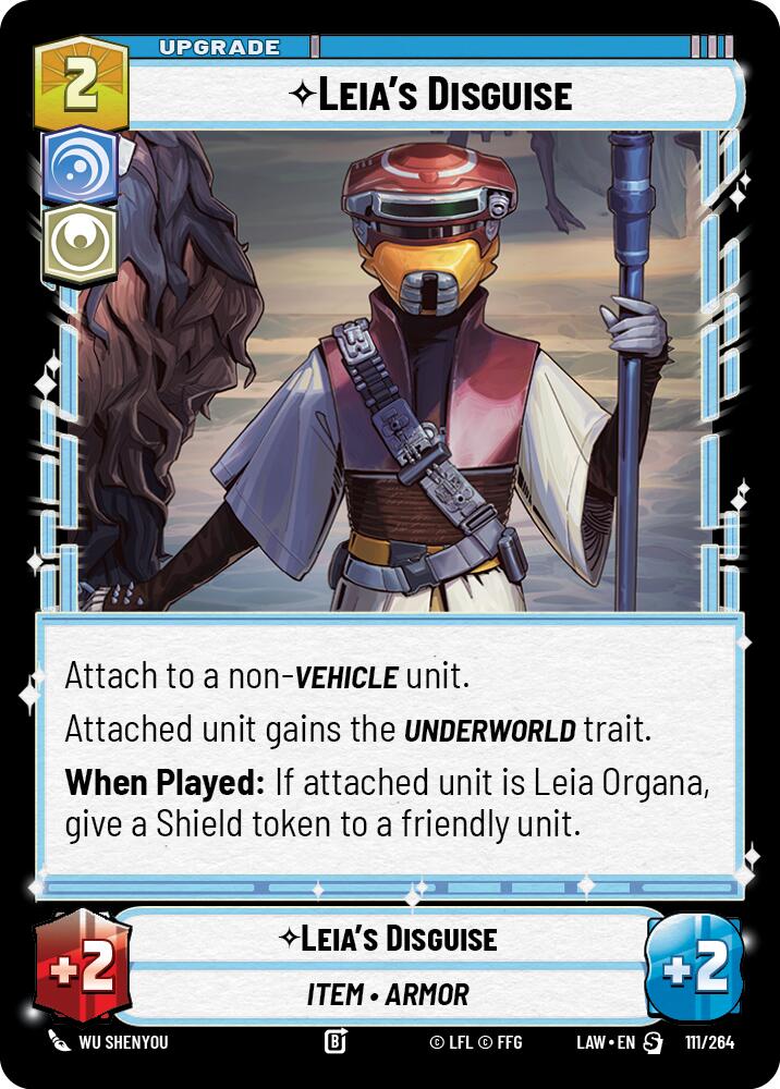 Leia's Disguise (111/264) (111/264) [A Lawless Time] | Cards and Coasters CA