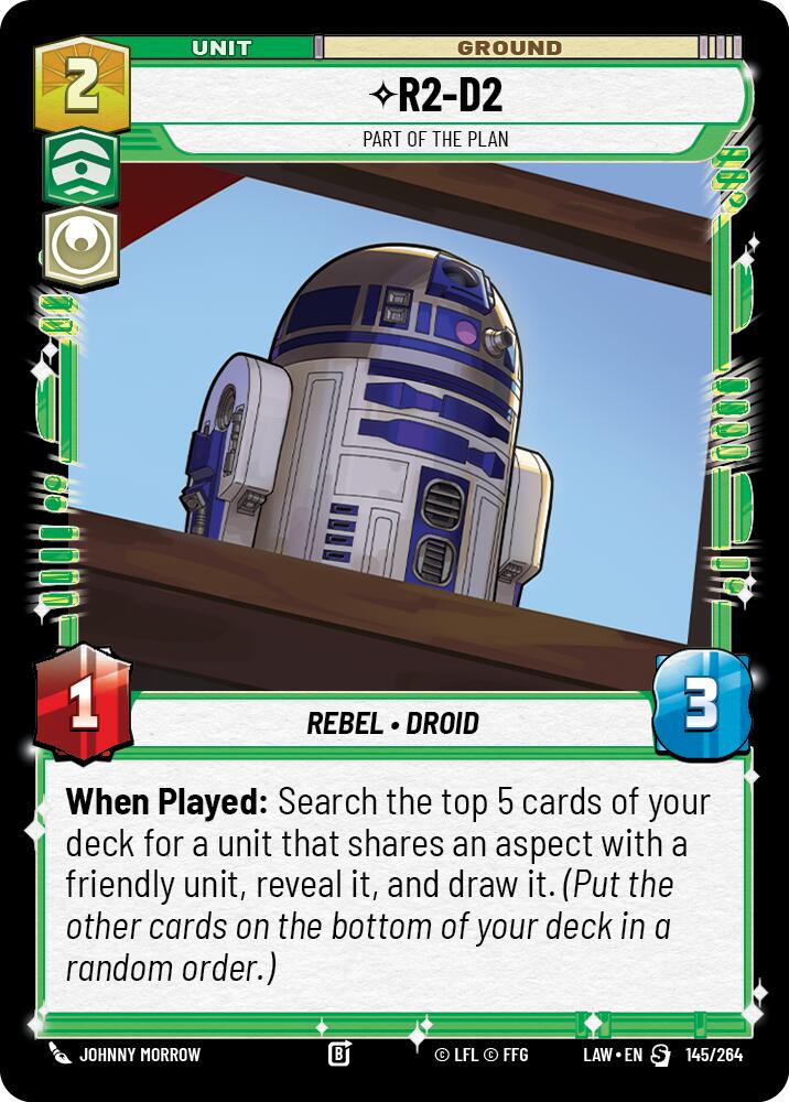 R2-D2 - Part of the Plan (145/264) (145/264) [A Lawless Time] | Cards and Coasters CA