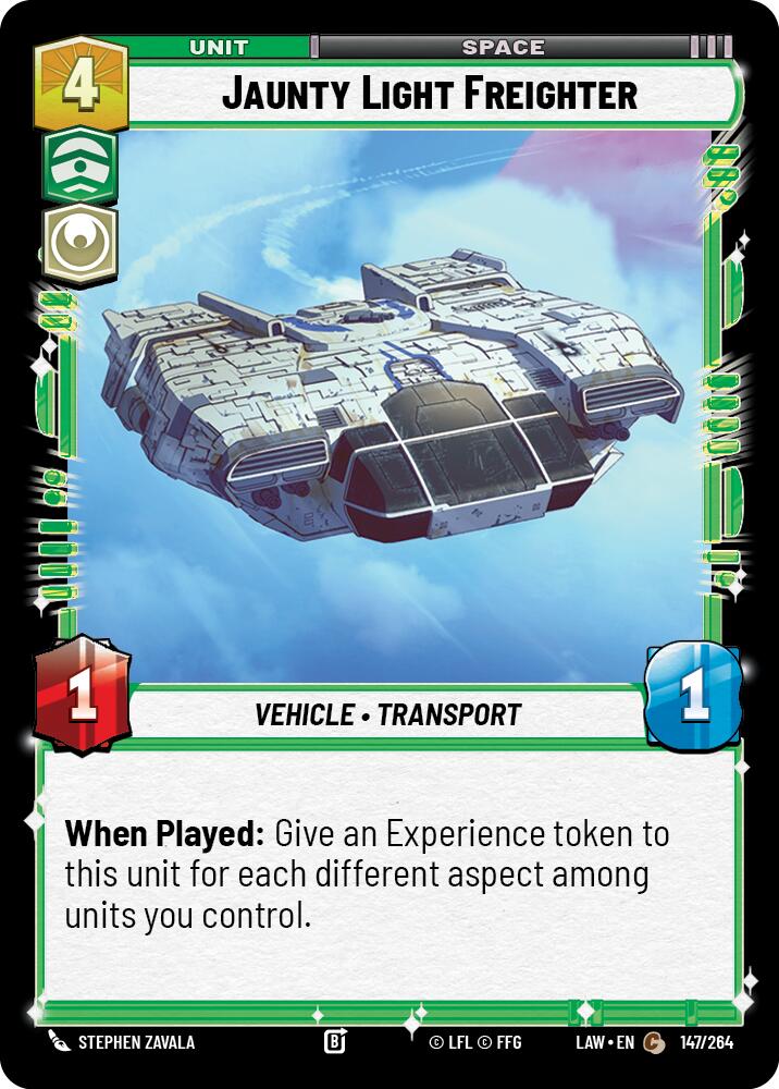 Jaunty Light Frieghter (147/264) (147/264) [A Lawless Time] | Cards and Coasters CA