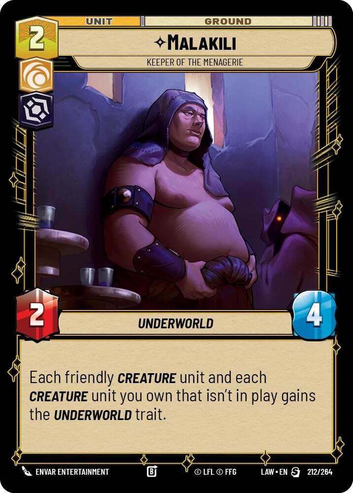 Malakili - Keeper of the Menagerie (212/264) (212/264) [A Lawless Time] | Cards and Coasters CA