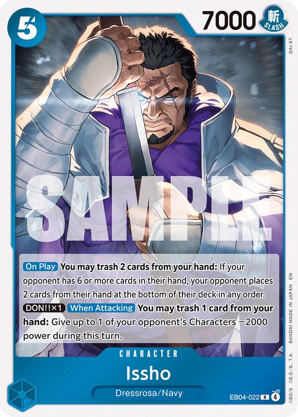 Issho (EB04-022) [The Azure Sea's Seven] | Cards and Coasters CA