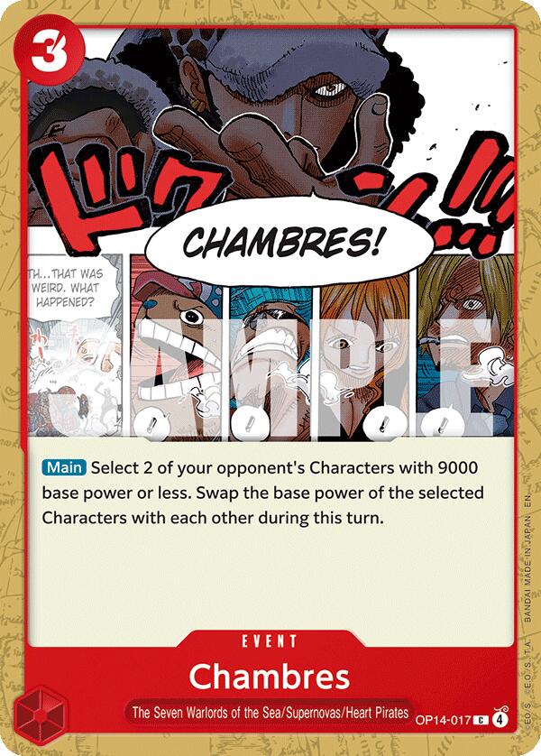Chambres [The Azure Sea's Seven] | Cards and Coasters CA